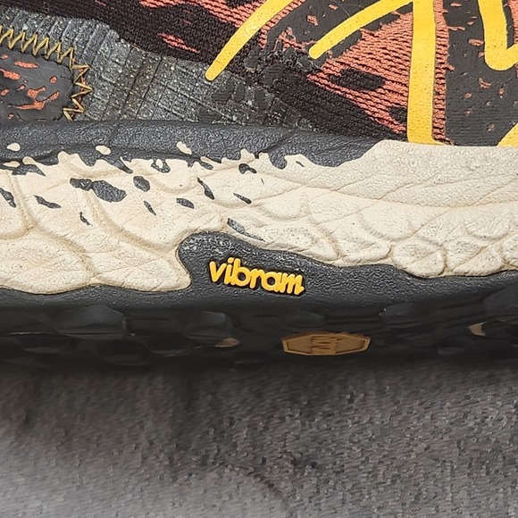 New Balance Shoes Mens 13 Wide 2E Black Red Fresh Foam X Hierro V7 Trail Running - Picture 10 of 13